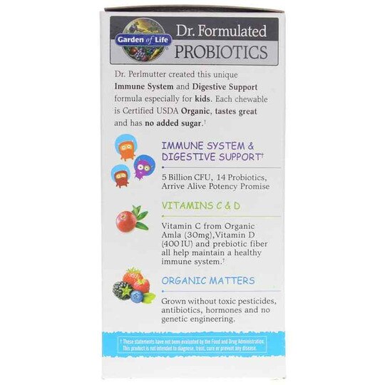 Dr. Formulated Probiotics Organic Kids +, GOL
